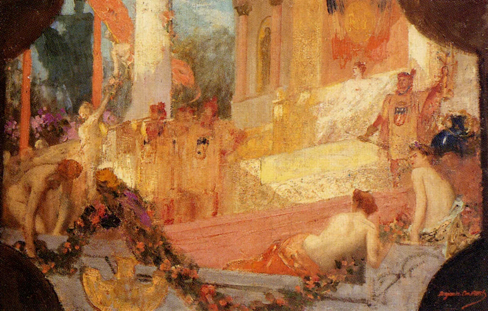 Paris accueille le monde - Jean-Joseph Benjamin-Constant image 1 reproduction réalisée par Alpha Reproduction