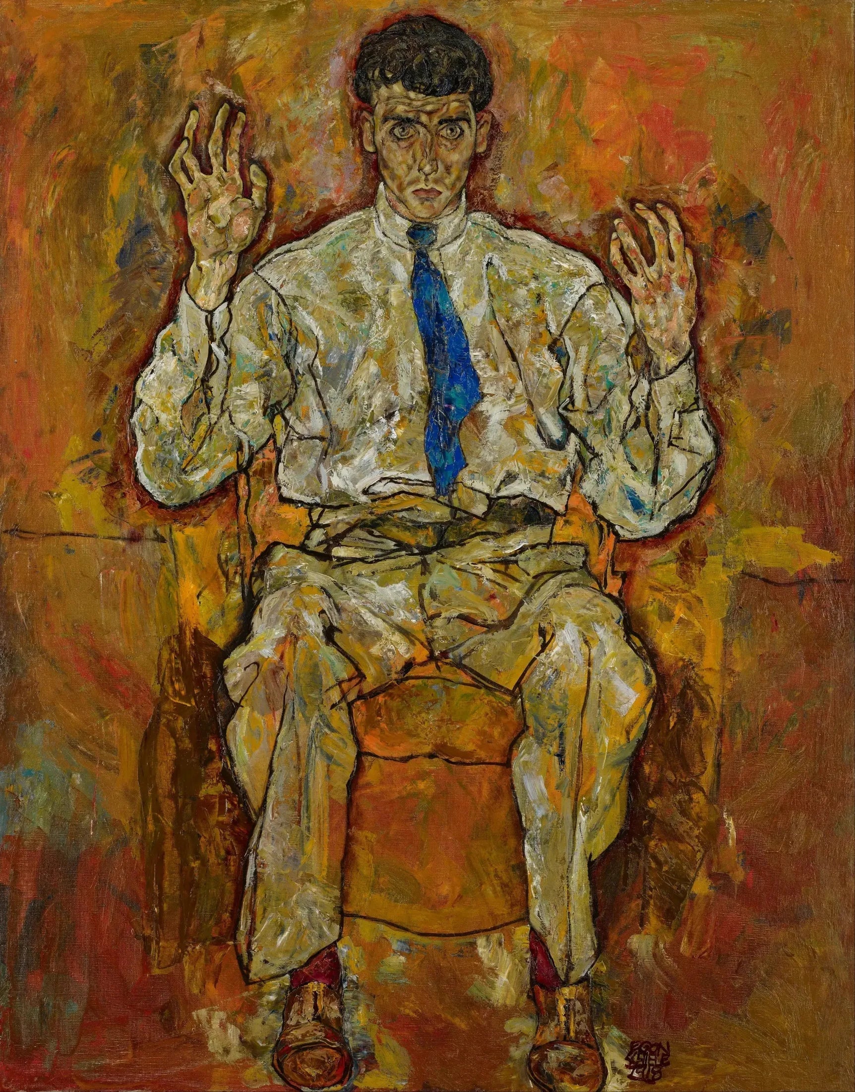 Paris de Gütersloh - Egon Schiele image 1 reproduction de peinture à l’huile