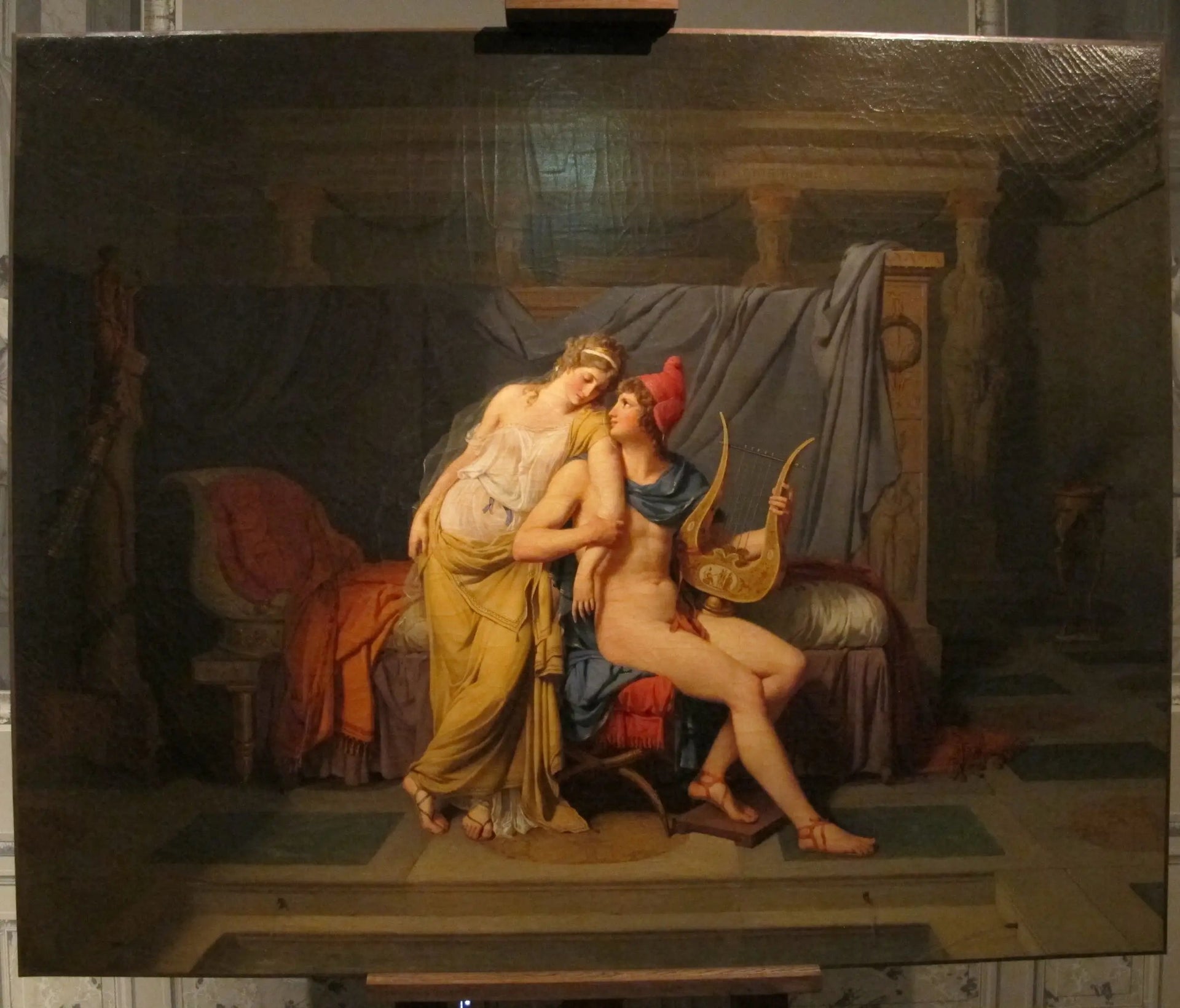 Pâris et Hélène - Jacques-Louis David image 1 tableau peint à l’huile sur toile