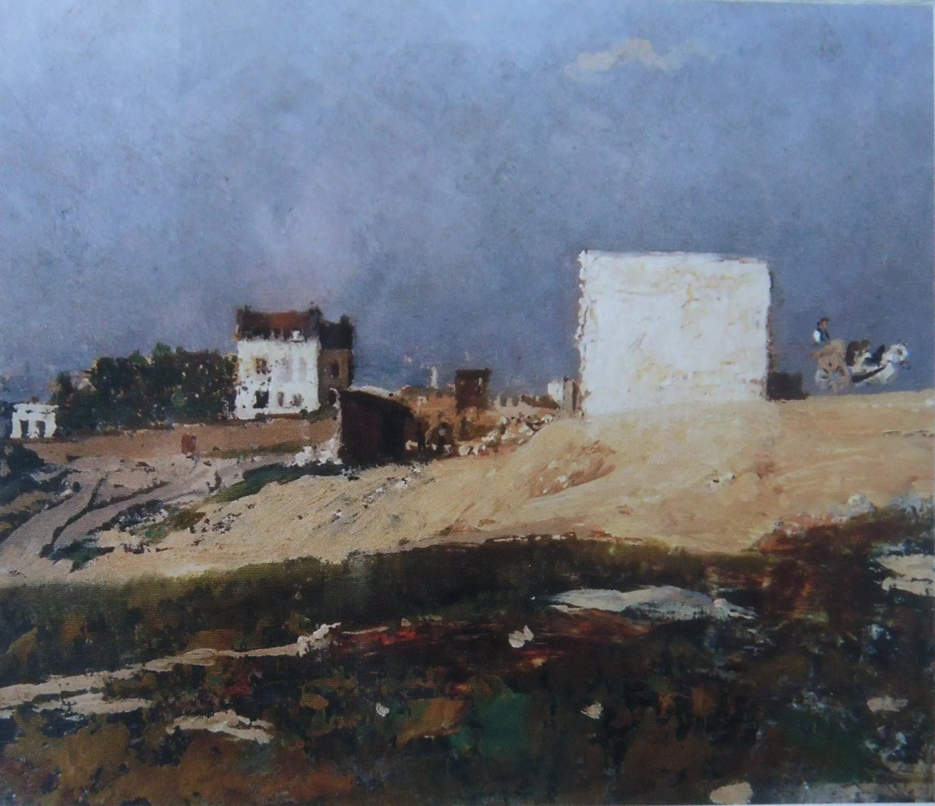 Paris. Montmartre. - Ilya Repin image 1 tableau peint à l’huile sur toile