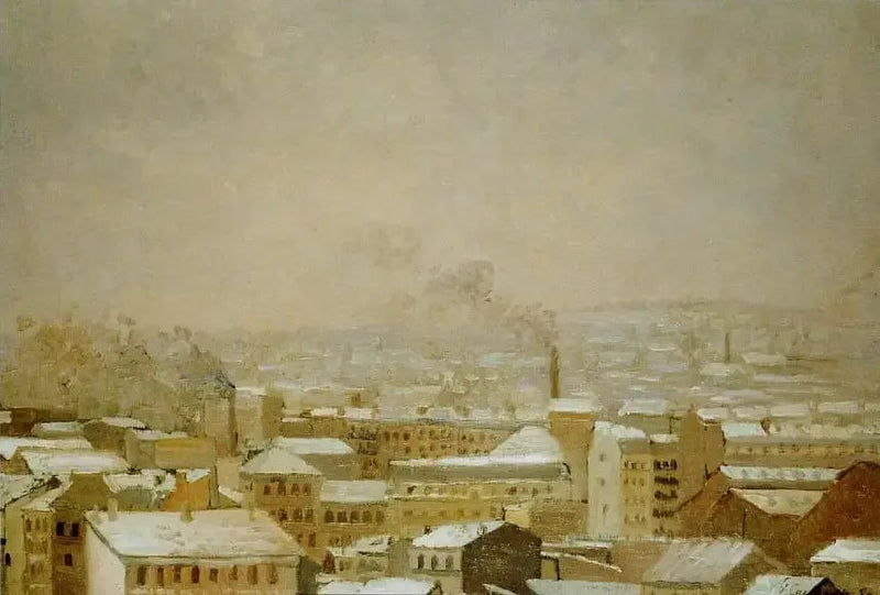 Paris sous la neige - Gustave Caillebotte