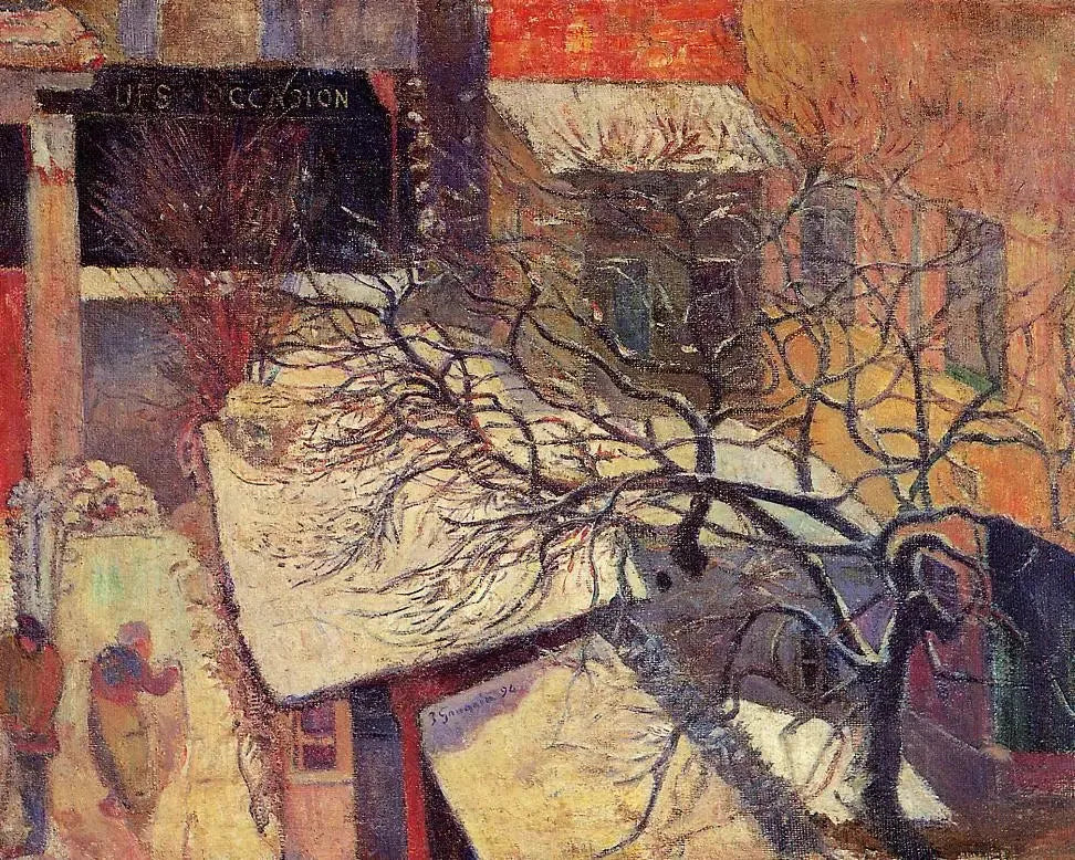 Paris sous la neige - Paul Gauguin image 1 reproduction réalisée par Alpha Reproduction