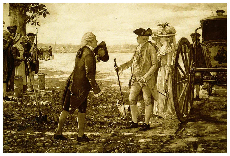 parmentier et Louis XVI sur la plaine des sablons - Henri Gervex image 1 copie peinte à la main à l’huile