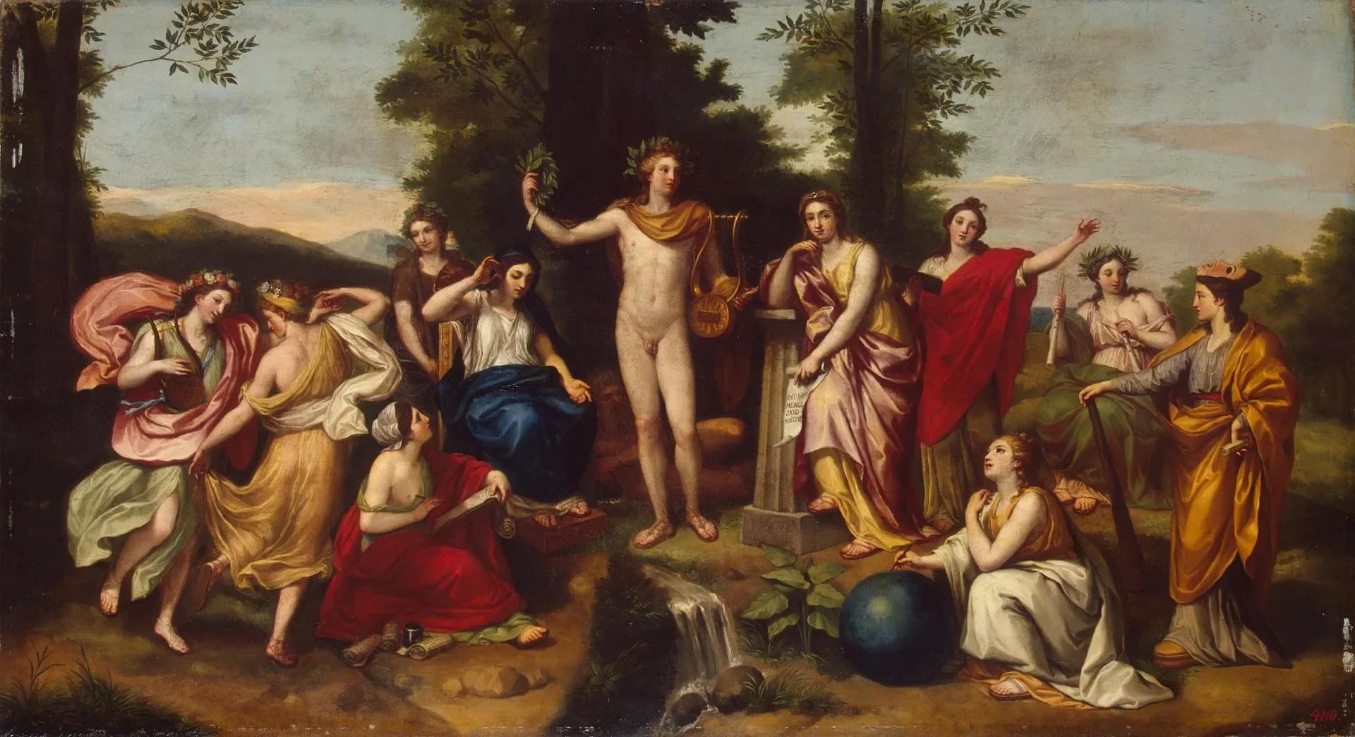 Parnasse - Anton Raphael Mengs image 1 tableau peint à l’huile sur toile