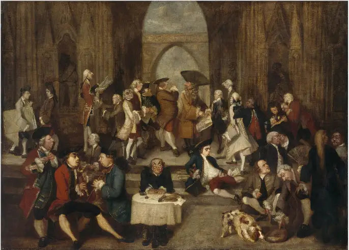 Parodie de « L'École d'Athènes » de Raphaël - Joshua Reynolds image 1 reproduction de peinture à l’huile