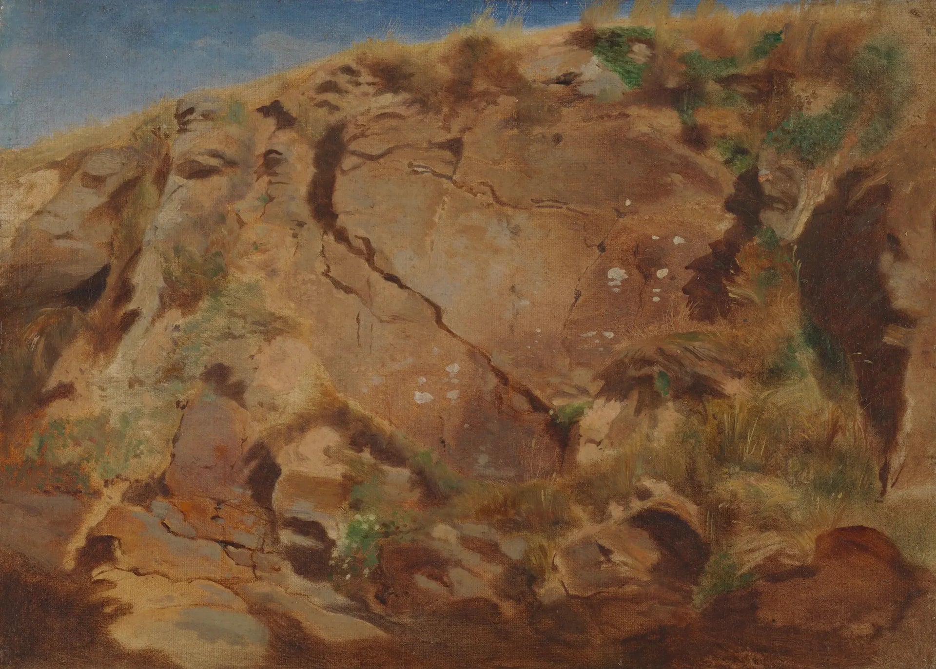 Paroi d'une falaise - Arnold Böcklin image 1 tableau peint à l’huile sur toile