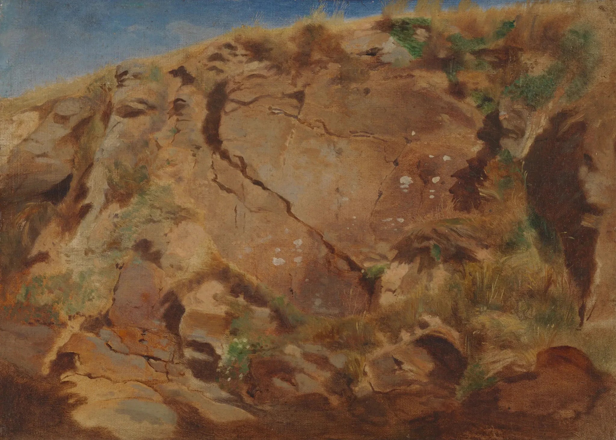 Paroi d'une falaise - Arnold Böcklin image 1 tableau peint à l’huile sur toile
