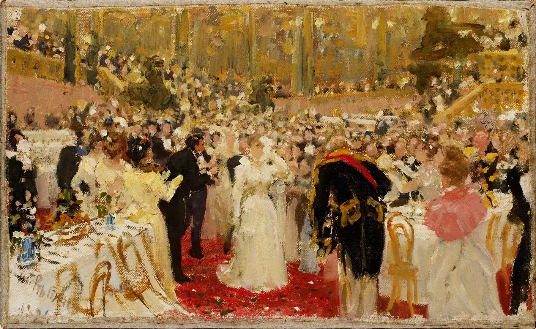 Parti pour l'aristocratie - Ilya Repin image 1 reproduction de peinture à l’huile