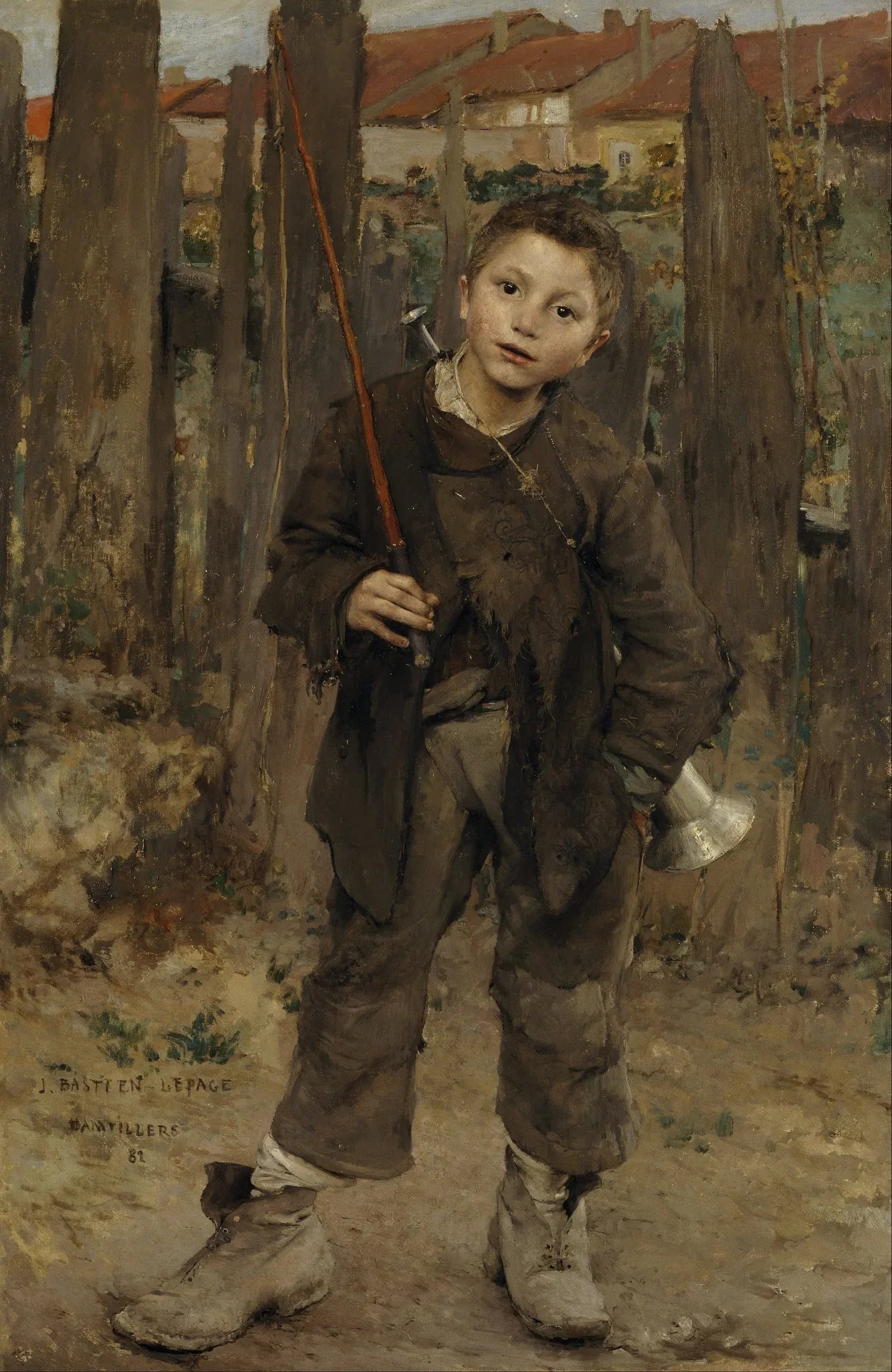Pas Mèche (Rien à faire) - Jules Bastien-Lepage image 1 reproduction artisanale de tableau