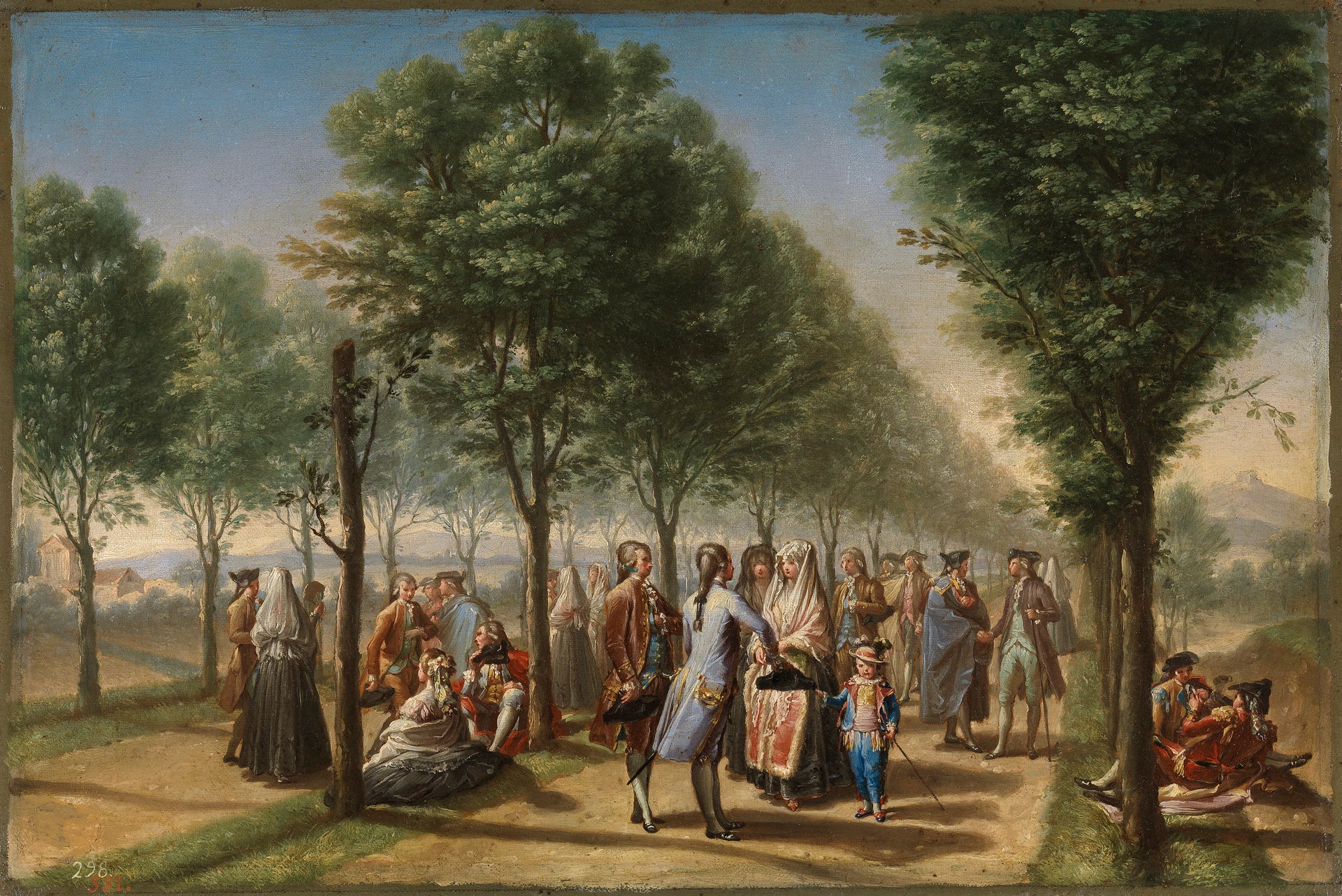 Le Paseo de las Delicias - Francisco Bayeu y Subias