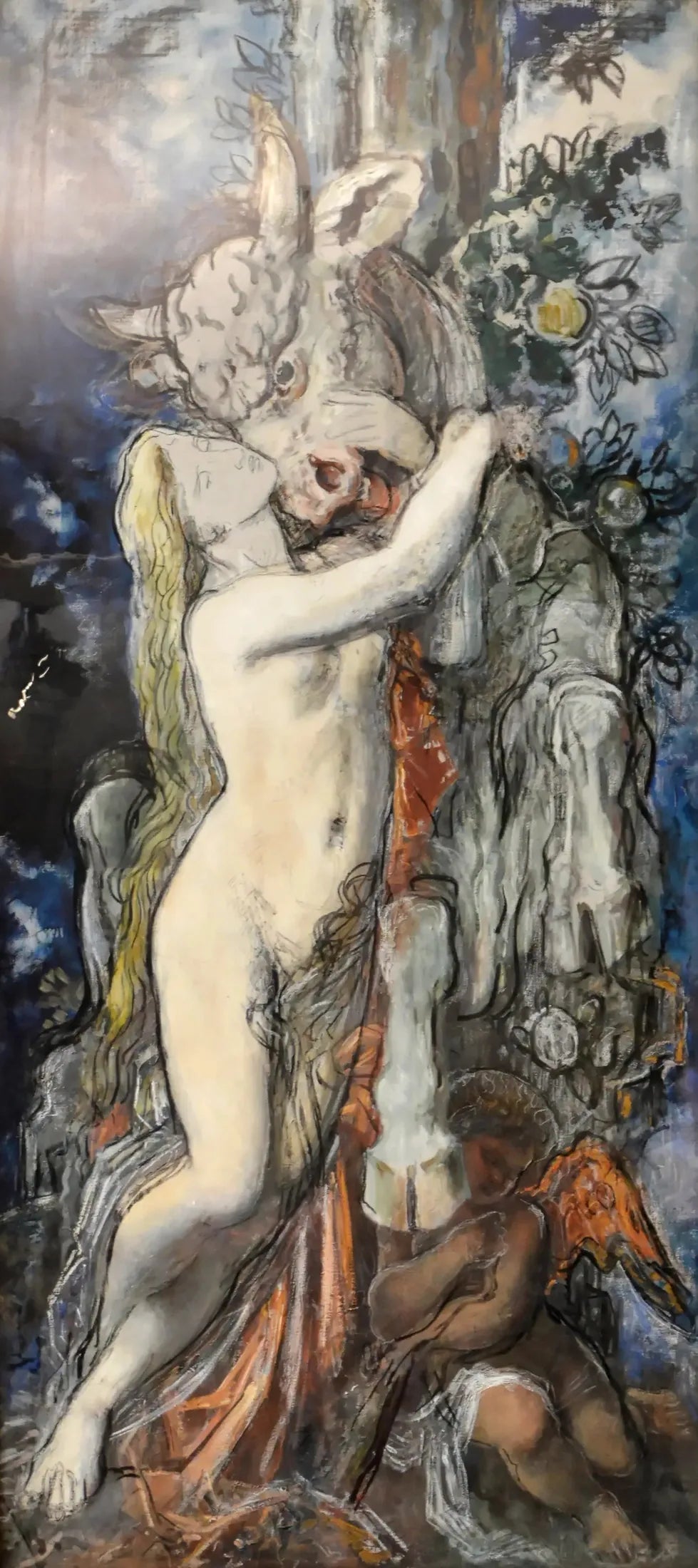 Pasiphaé - Gustave Moreau image 1 reproduction de peinture à l’huile