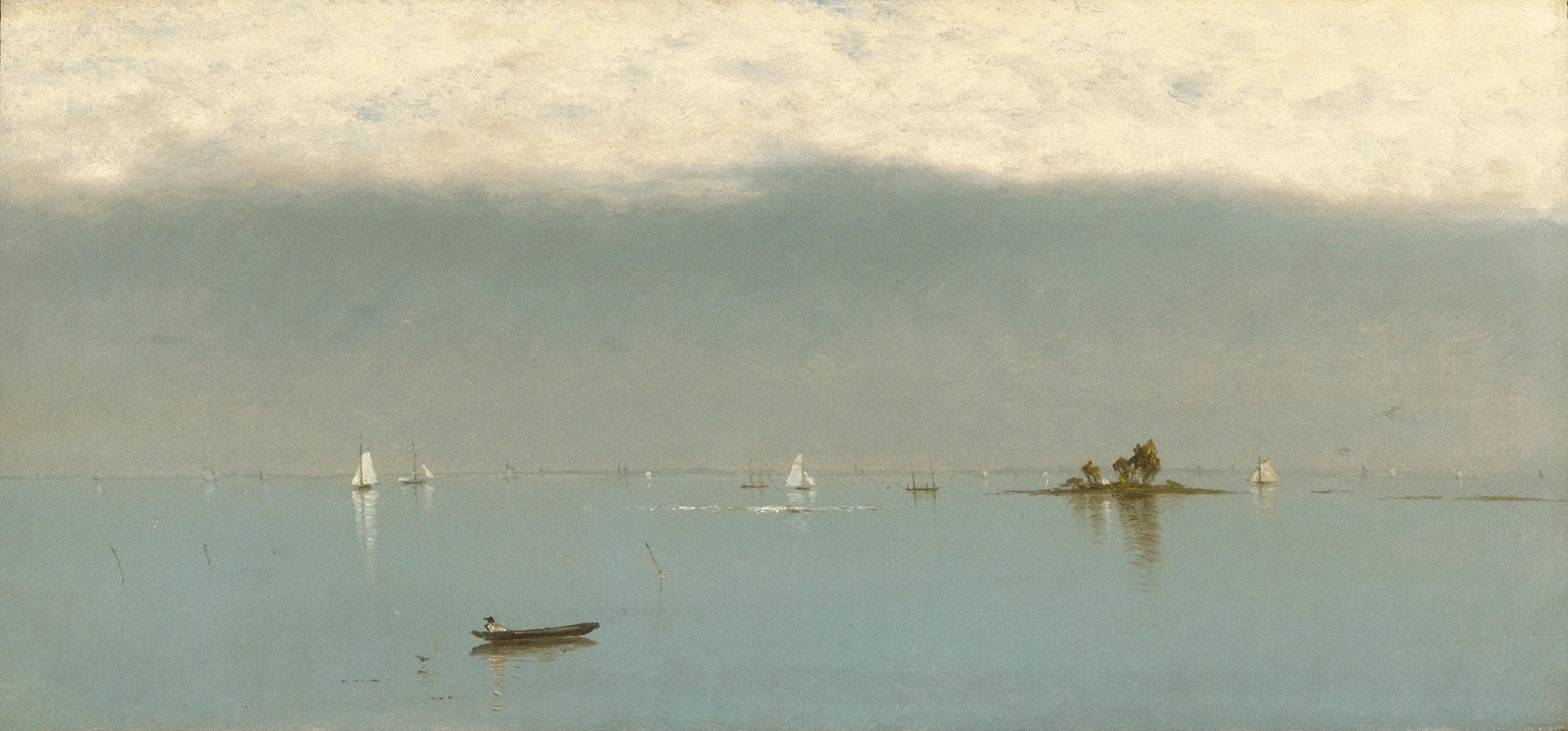 Passage de la tempête - John Frederick Kensett image 1 copie peinte à la main à l’huile