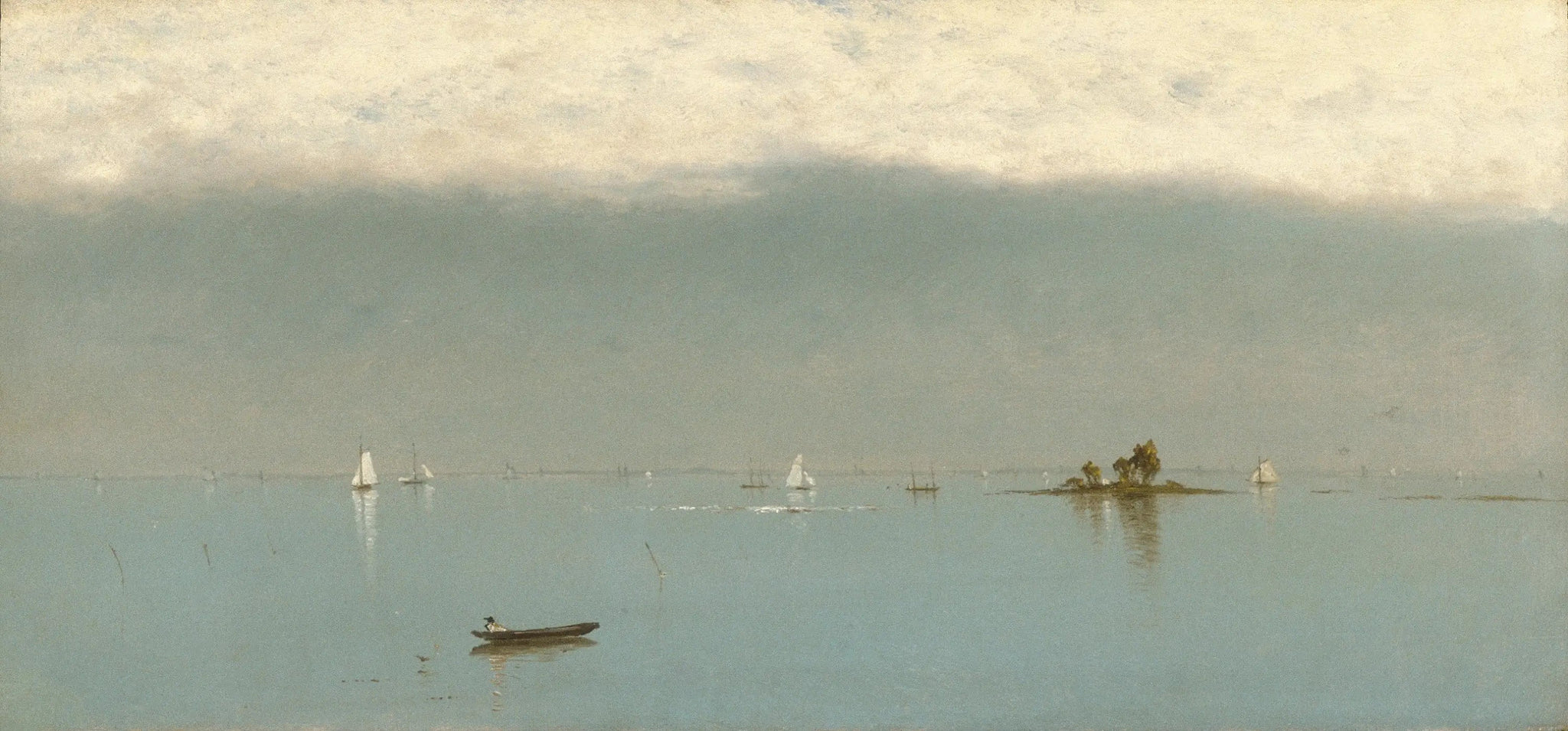Passage de la tempête - John Frederick Kensett image 1 copie peinte à la main à l’huile