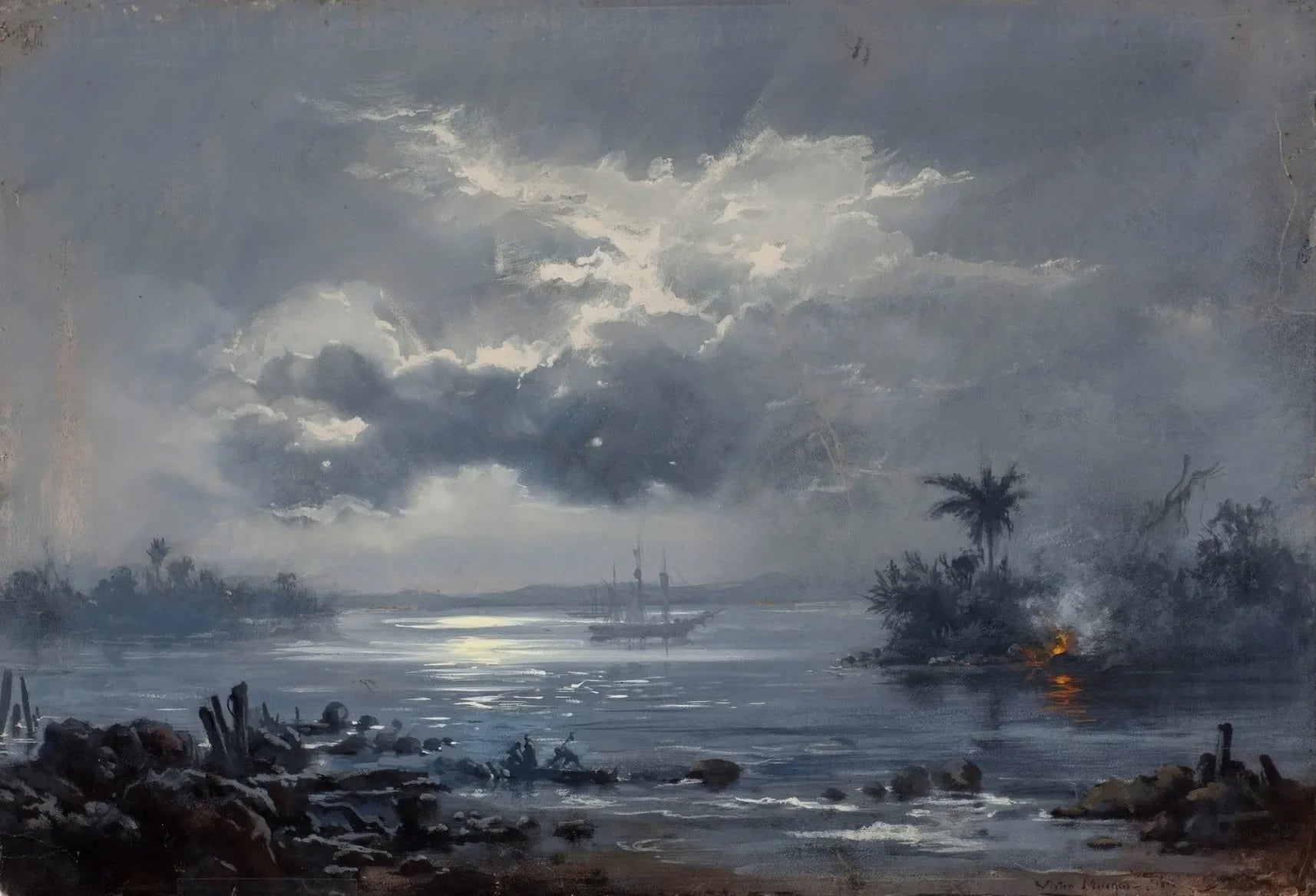 Passage Humaitá - Victor Meirelles image 1 copie de tableau peinte à la main