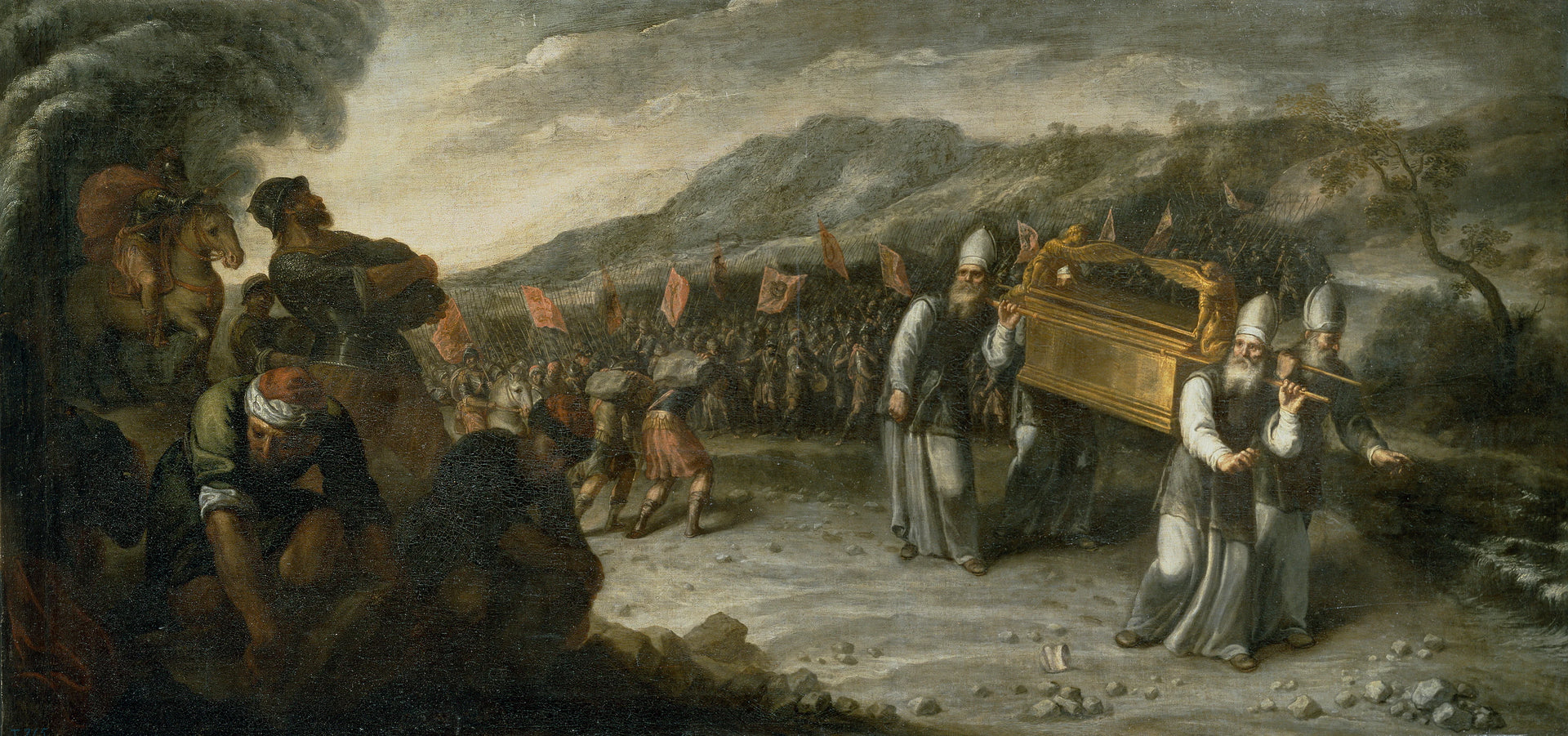 Le passage du Jourdain avec l'Arche d'Alliance - Juan Montero de Rojas