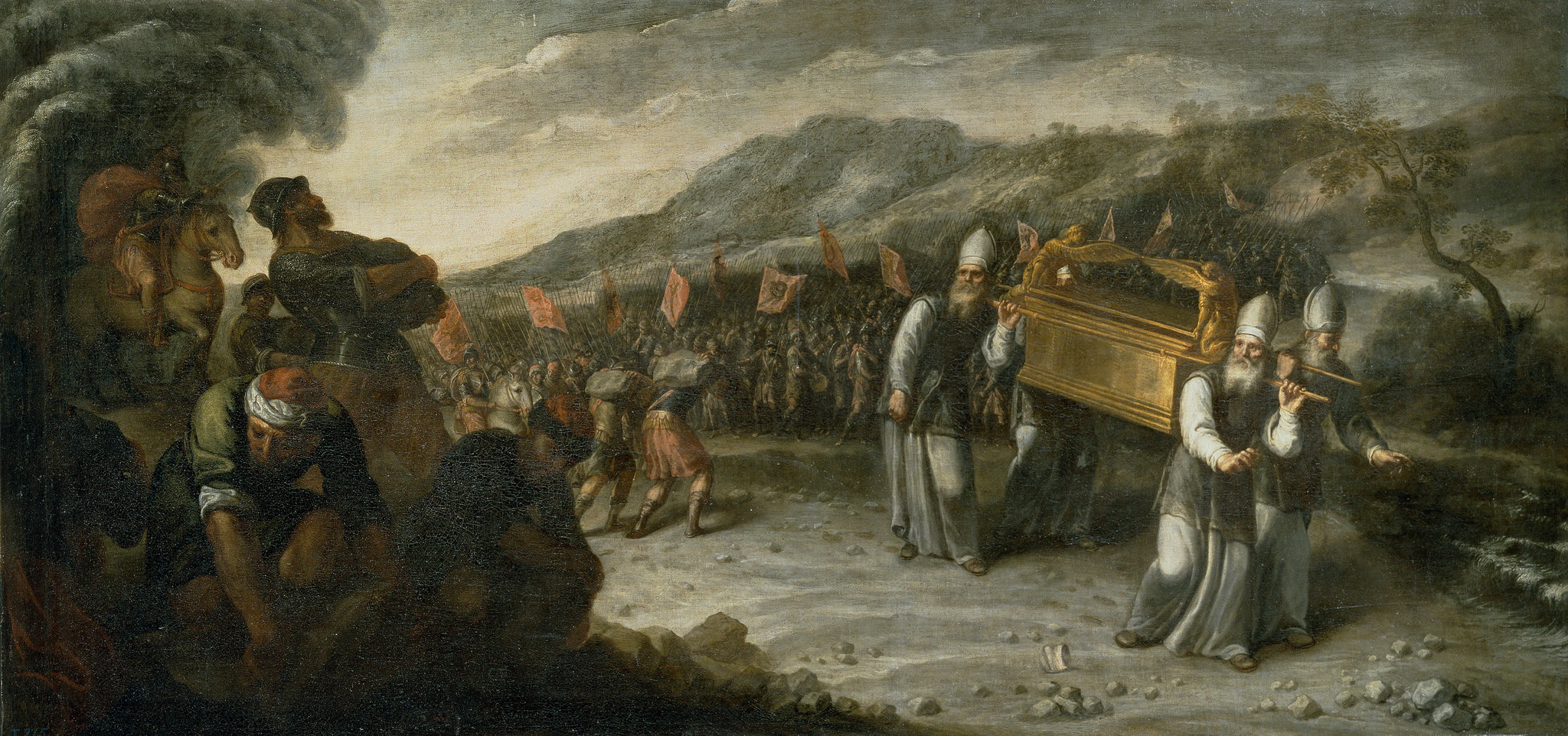 Le passage du Jourdain avec l'Arche d'Alliance - Juan Montero de Rojas