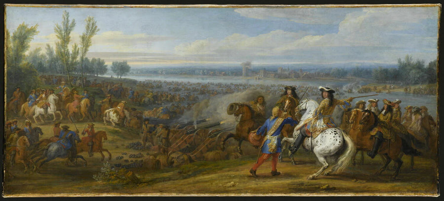 Le passage du Rhin - Adam Frans Van der Meulen