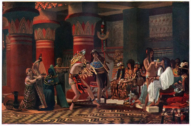 Passe-temps dans l'Égypte ancienne - Lawrence Alma-Tadema