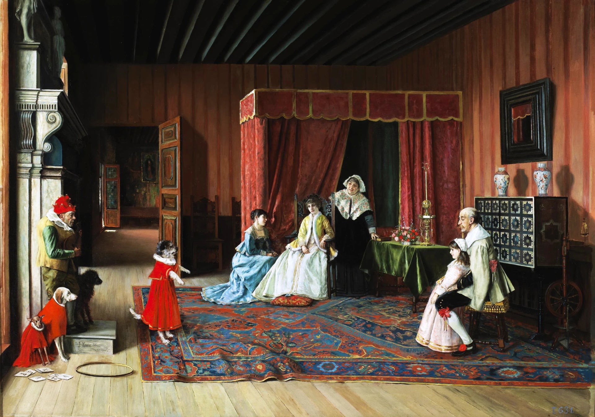 Le passe-temps - Joaquin Maria Herrer y Rodriguez