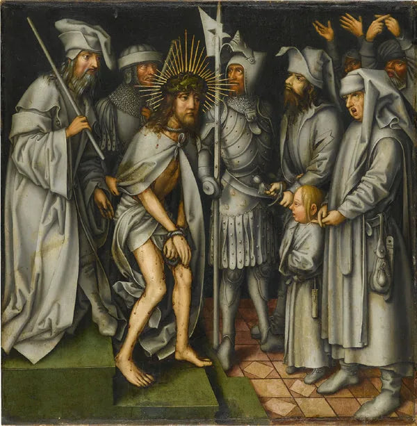 Passion grise : Ecce Homo - Hans Holbein the Elder image 1 reproduction de peinture à l’huile