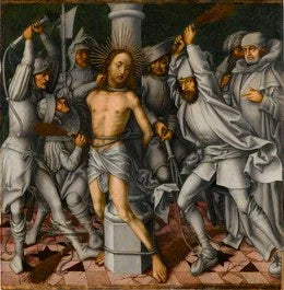 Passion grise : Flagellation du Christ - Hans Holbein the Elder image 1 reproduction artisanale de tableau