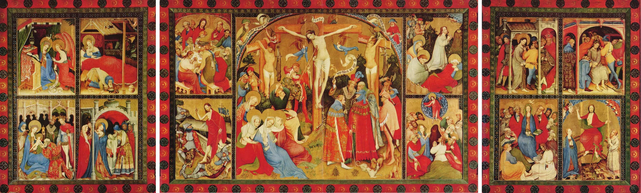 Passionsaltar (Bad Wildungen) - Conrad von Soest image 1 reproduction artisanale de tableau