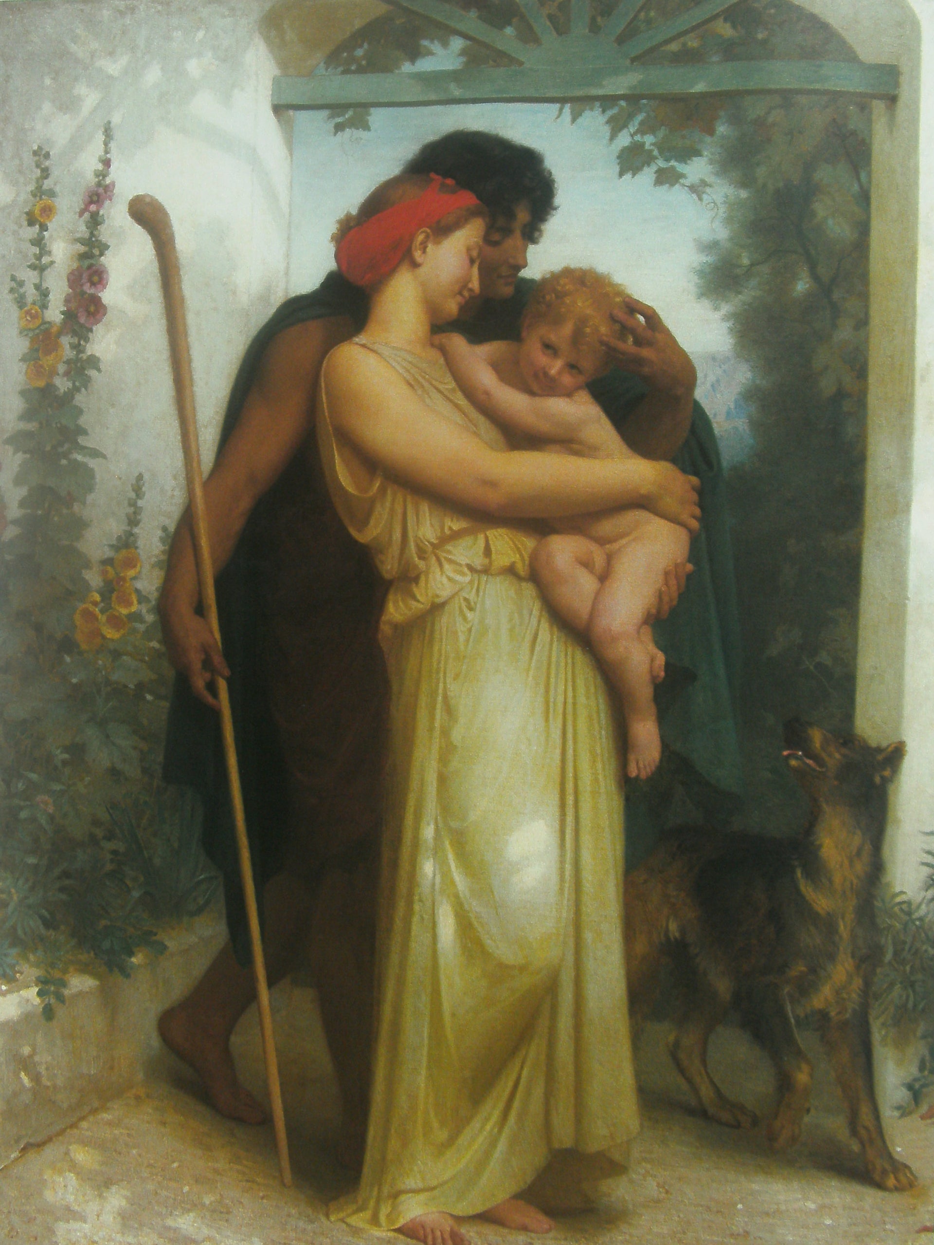 Pastorale antique : Le Départ du berger de William-Adolphe Bouguereau