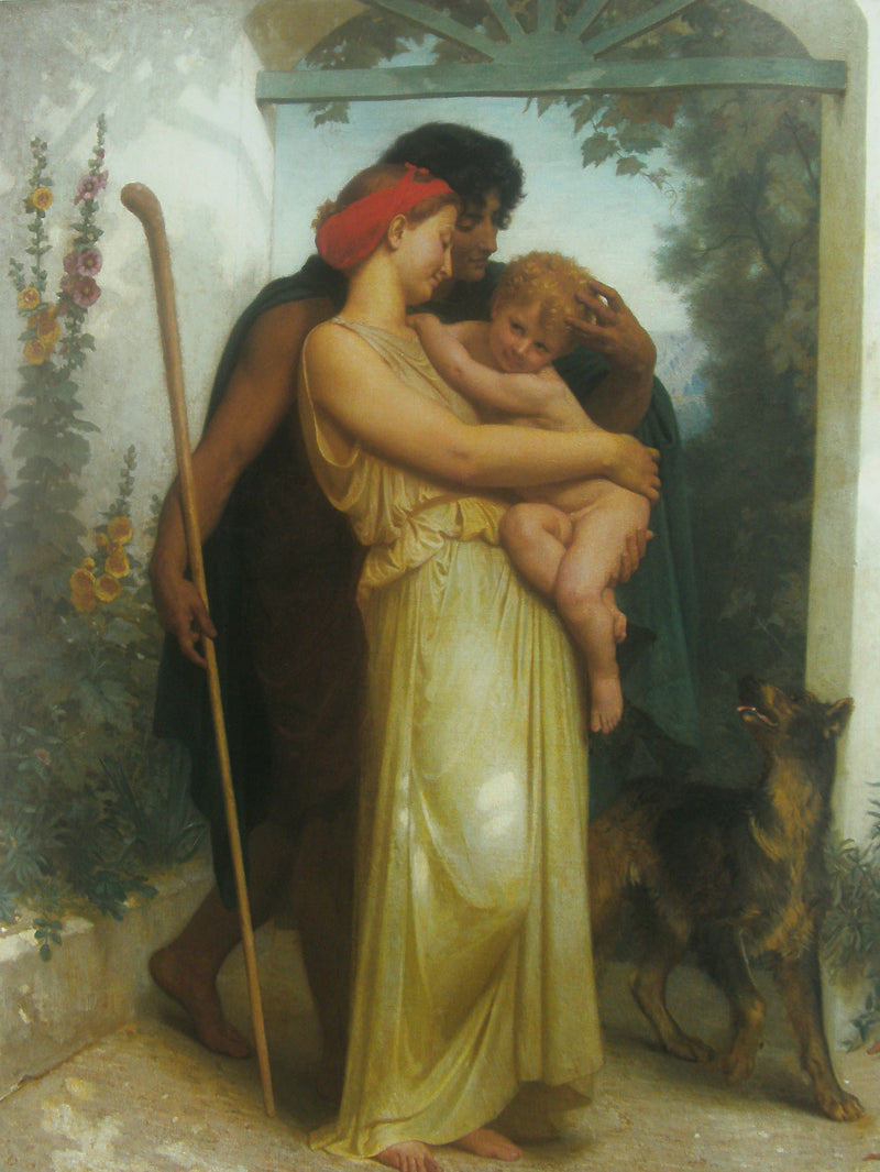 Pastorale antique : Le Départ du berger - Bouguereau