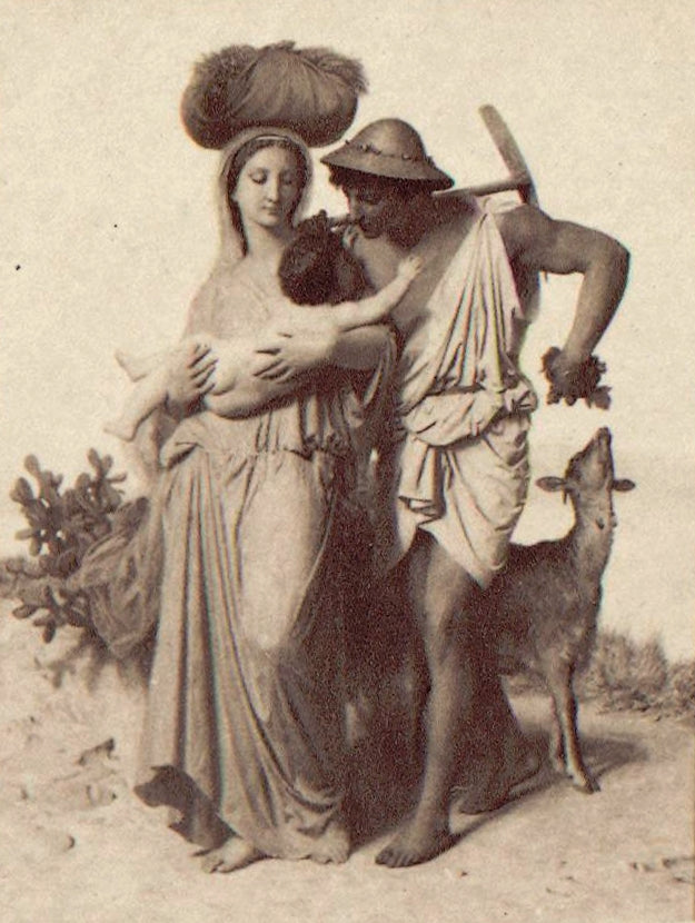 Pastorale antique : Le Retour des champs de William-Adolphe Bouguereau