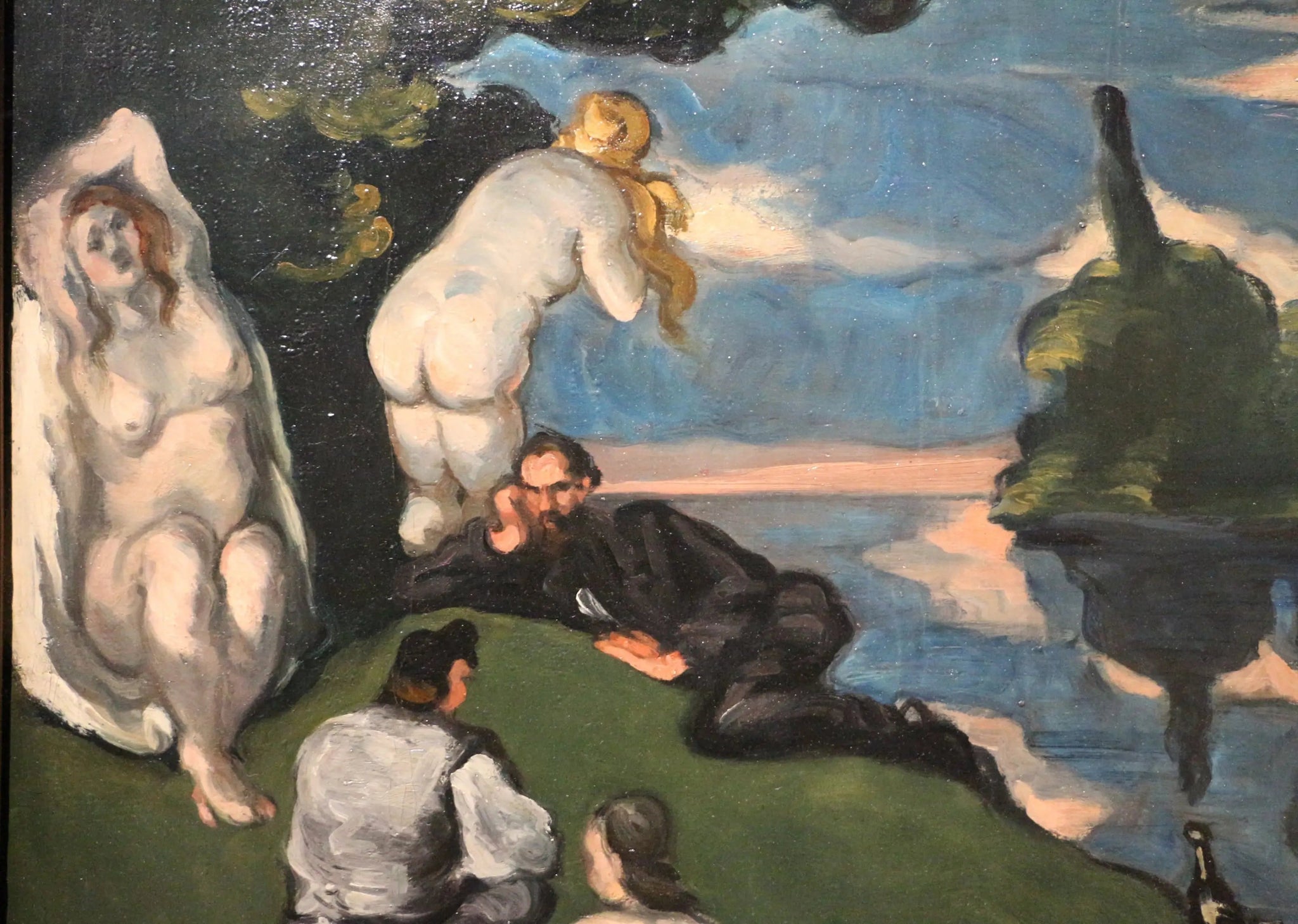 Pastorale - Paul Cézanne image 1 copie peinte à la main à l’huile