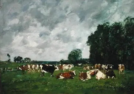 Pâturage à Fervaques - Eugène Boudin