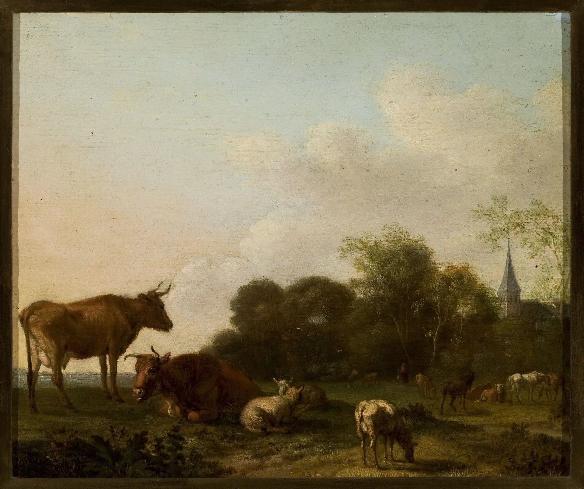 Pâturage - Adriaen van de Velde image 1 reproduction de peinture à l’huile