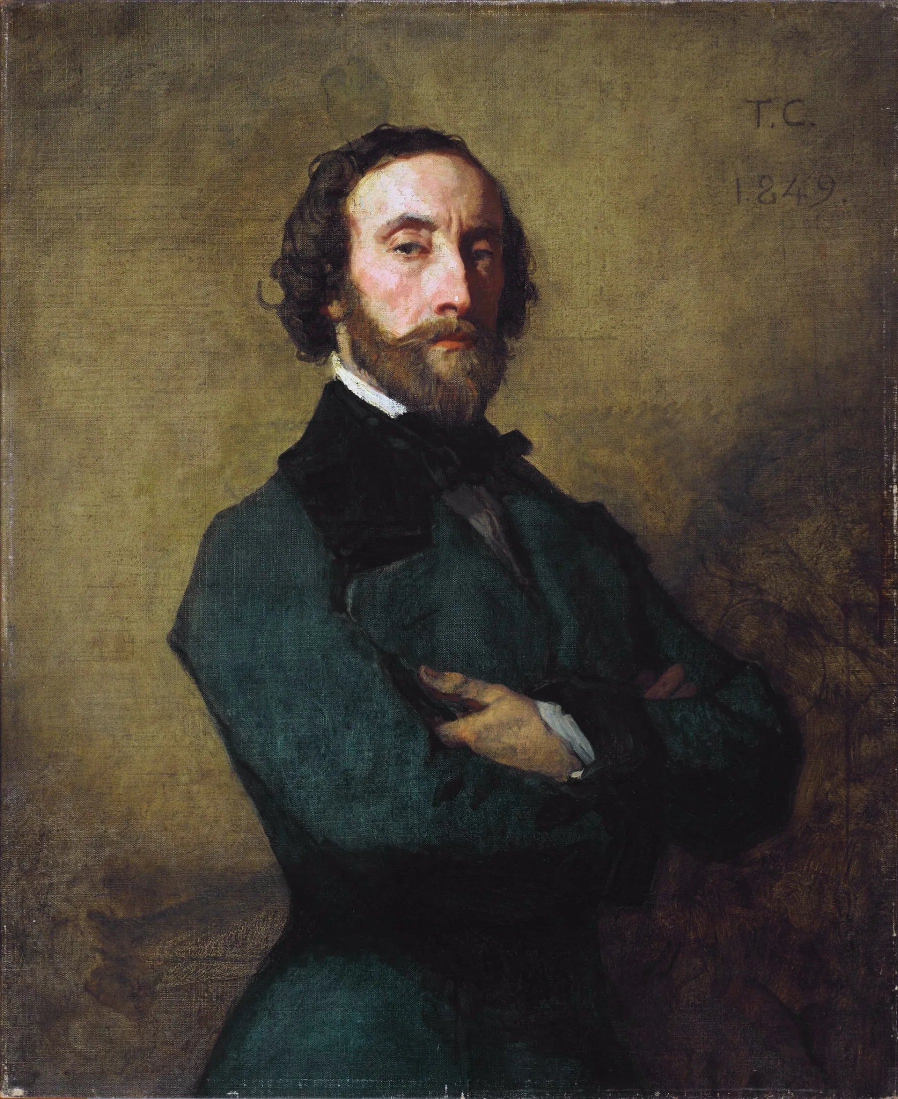 Paul Barroilhet (1810-1871) - Thomas Couture image 1 copie de tableau peinte à la main
