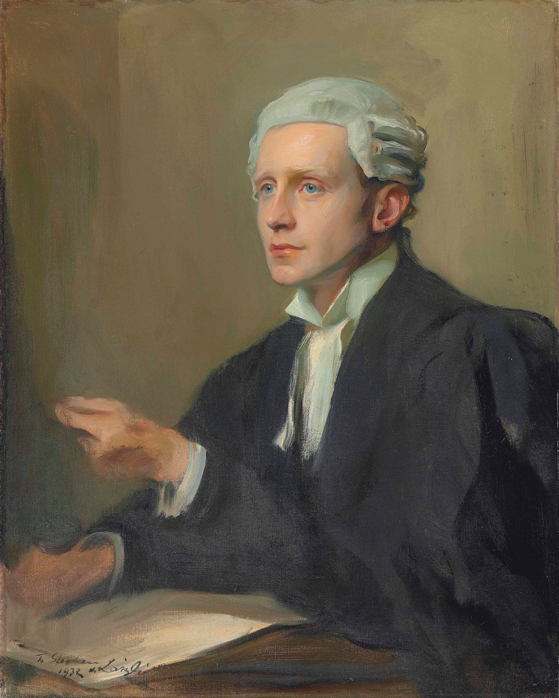 Paul de László, le fils de l'artiste - Philip de László image 1 copie peinte à la main à l’huile