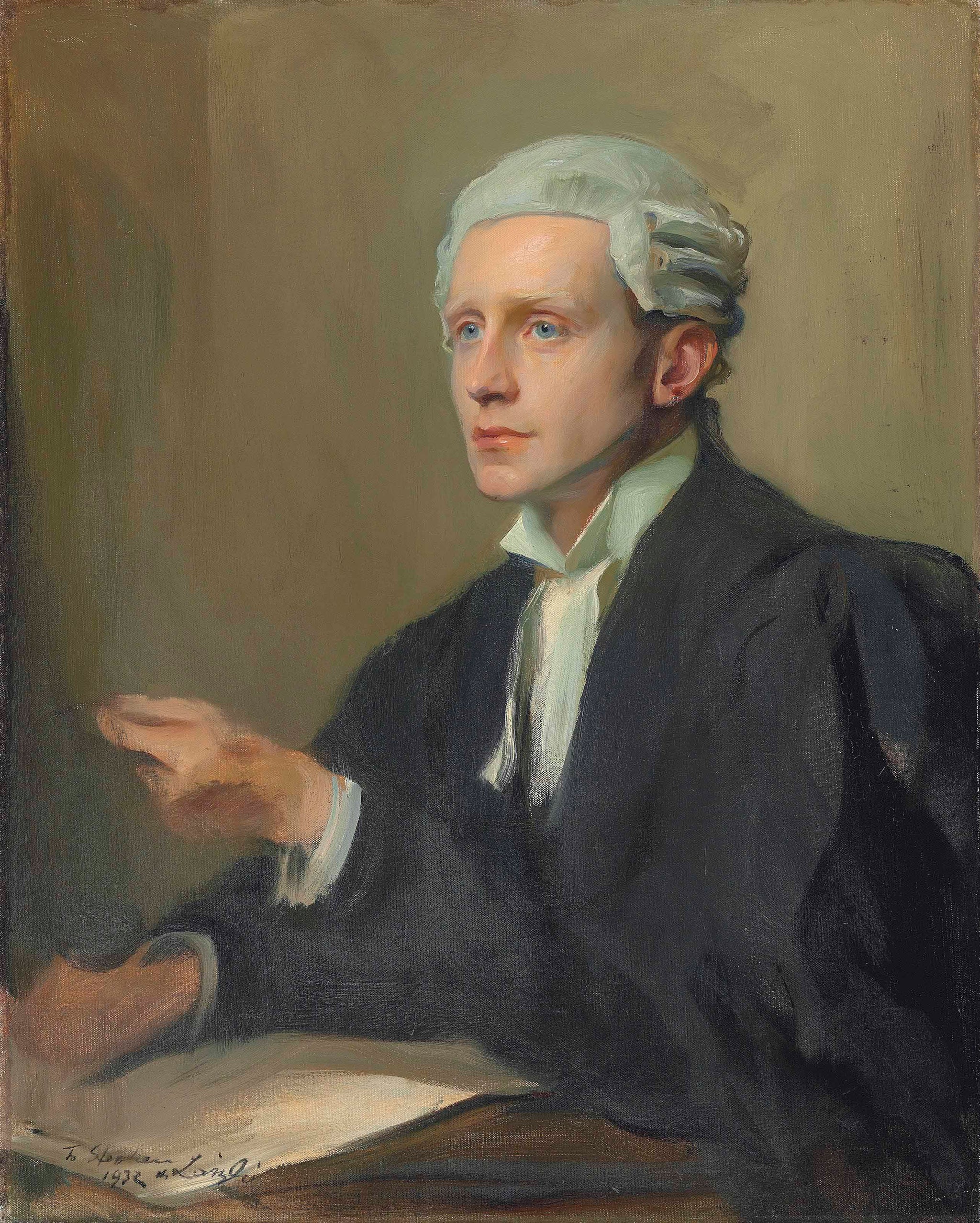 Paul de László, le fils de l'artiste - Philip de László image 1 copie peinte à la main à l’huile