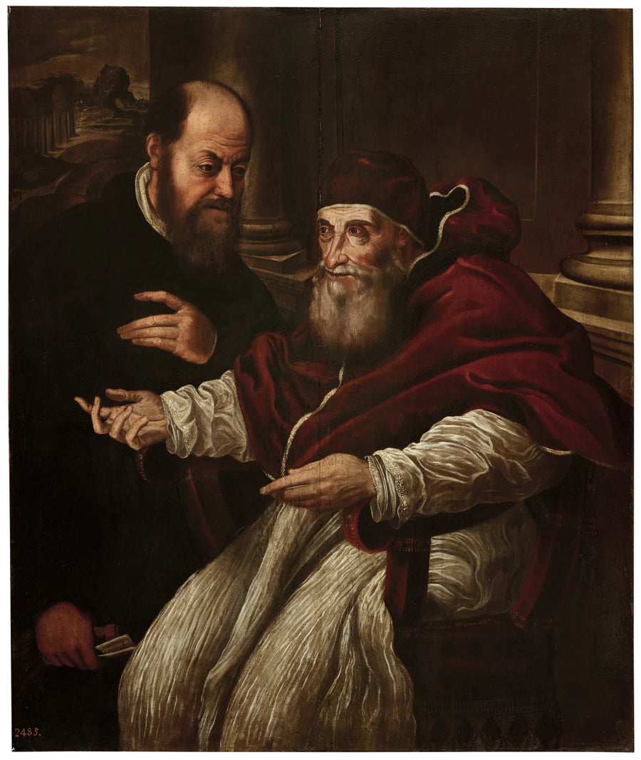 Paul III avec un prélat - Artiste inconnu