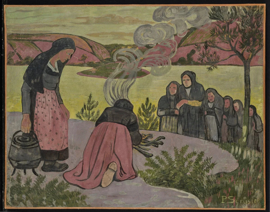 Feu dehors ou Les Mammau - Paul Sérusier