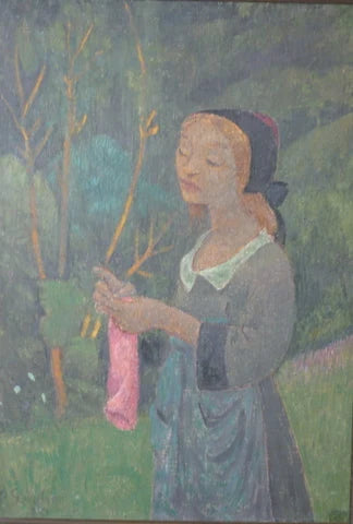Tricoteuse au bas rose - Paul Sérusier