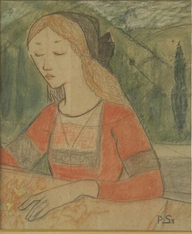 Brodeuse à la tapisserie - Paul Sérusier