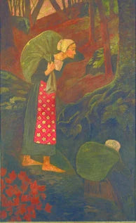 Porteuses de linge ou Passage du ruisseau - Paul Sérusier