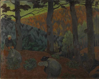 Retour en fôret, les ramasseurs d’aiguilles de pins - Paul Sérusier