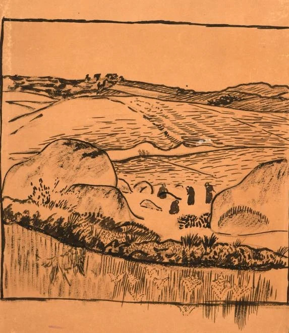 Terre bretonne, peinture de Paul Sérusier