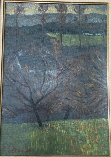 Paysage d’automne aux peupliers et pommiers - Paul Sérusier