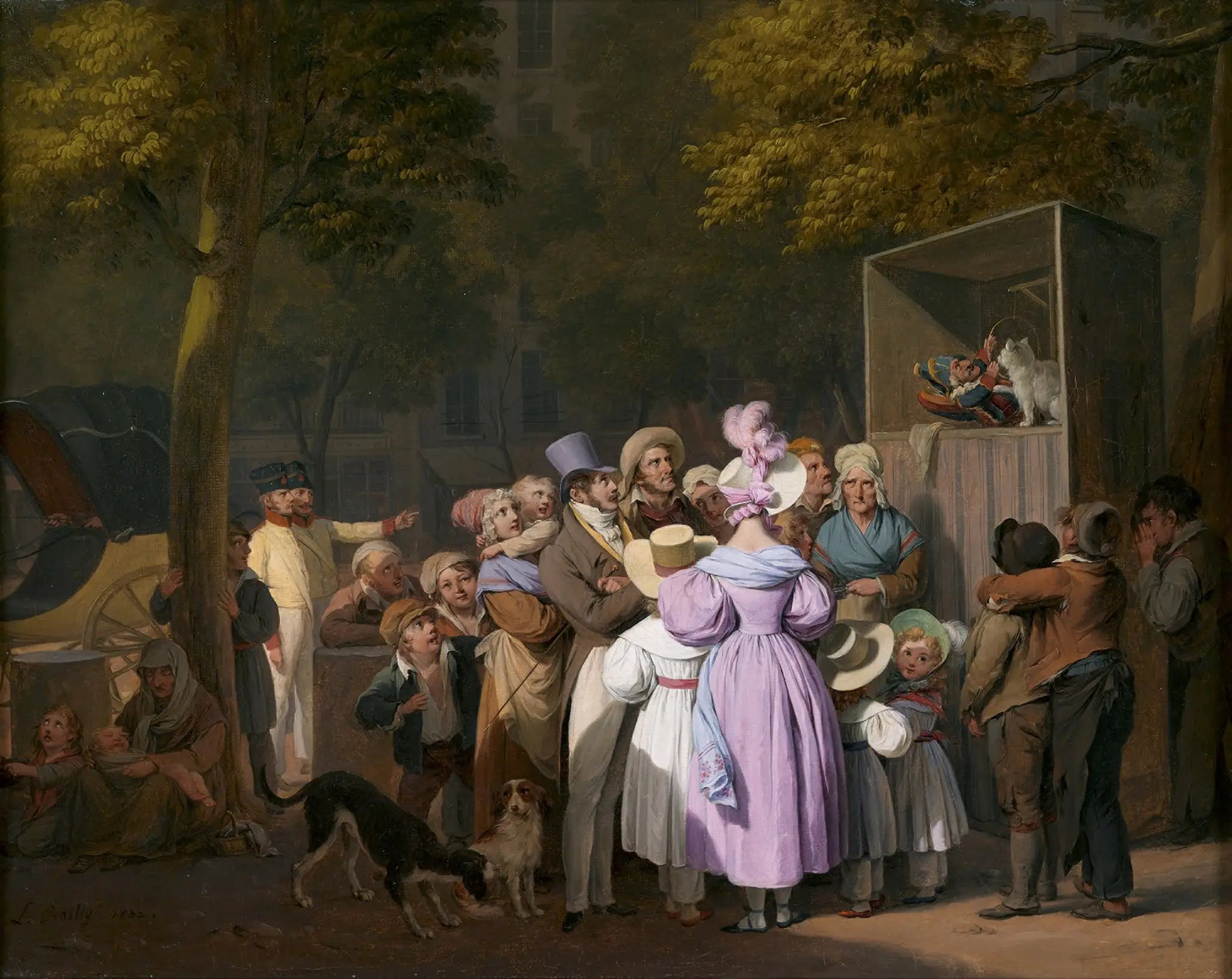 Pauvre Chat - Louis-Léopold Boilly image 1 copie de tableau peinte à la main