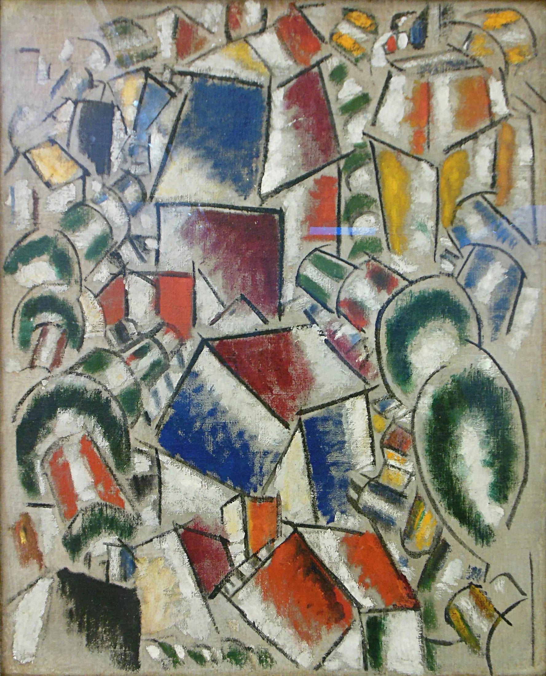 Paysage (1914) - Fernand Léger image 1 reproduction réalisée par Alpha Reproduction