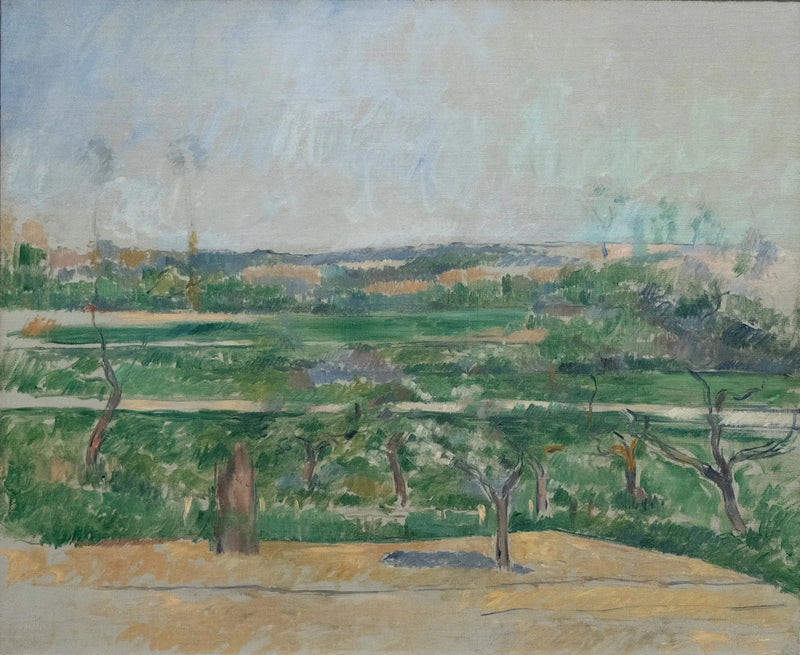 Paysage à Aix-en-Provence - Paul Cézanne
