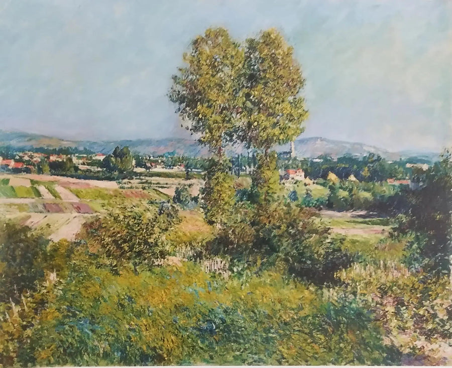 Paysage à Argenteuil - Gustave Caillebotte