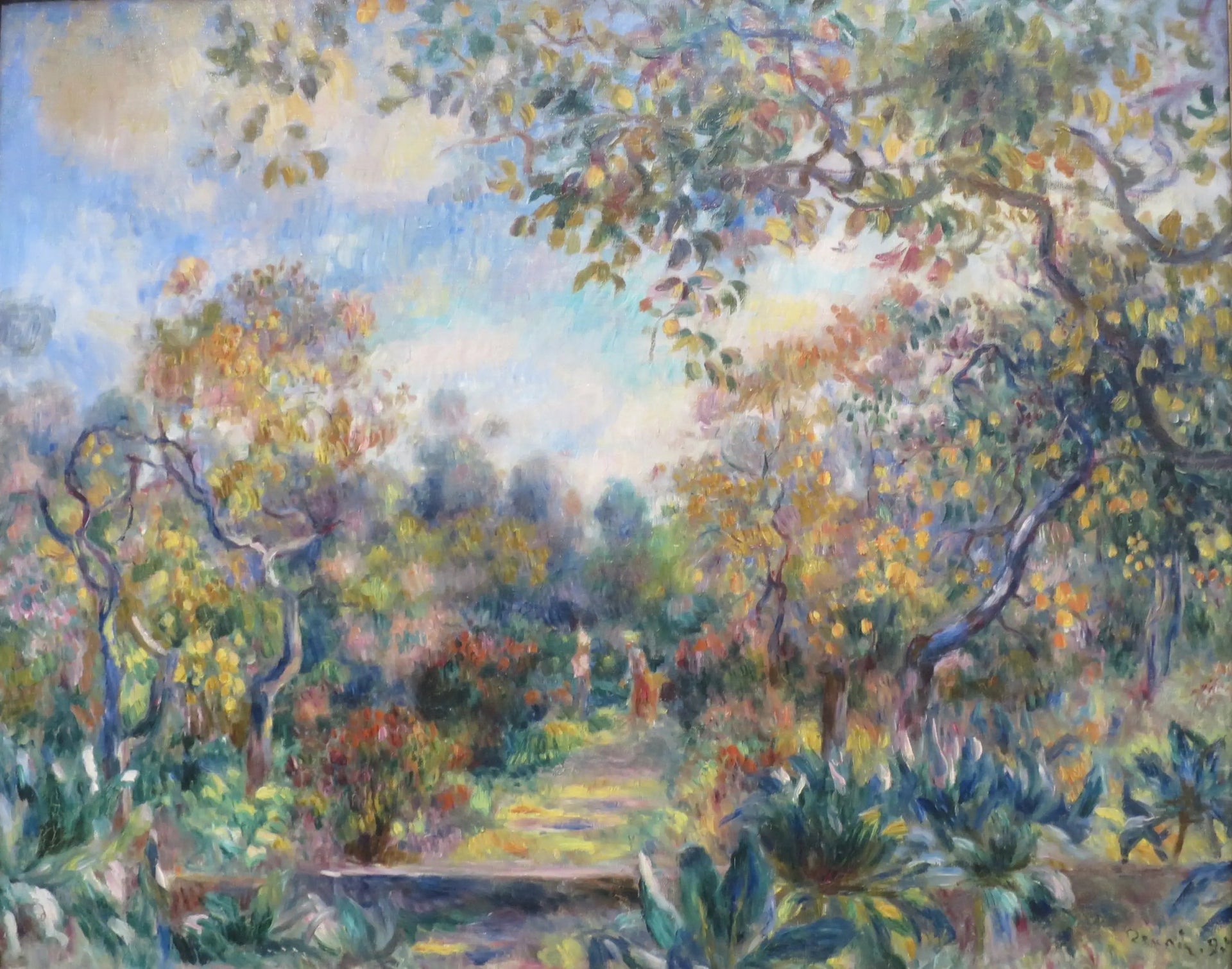 Paysage à Beaulieu - Pierre-Auguste Renoir image 1 reproduction réalisée par Alpha Reproduction