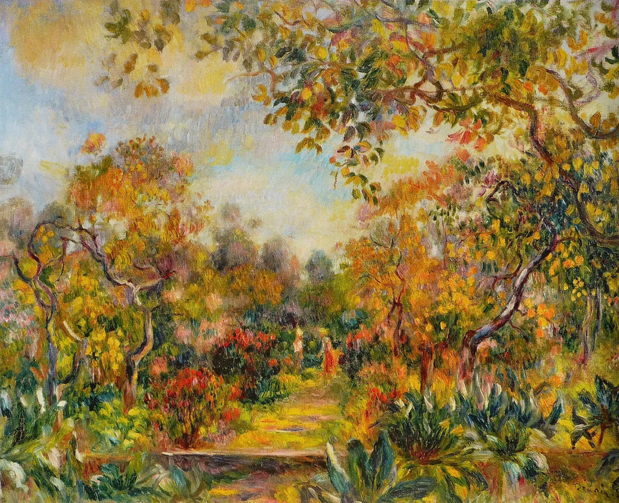 Paysage à Beaulieu - Pierre-Auguste Renoir