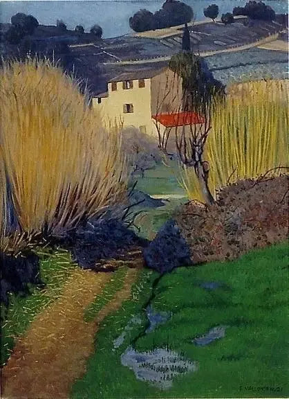 Paysage à Cagnes - Félix Vallotton image 1 tableau peint à l’huile sur toile